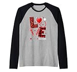 Love Nurselife Valentine Nurse Leopard Print Plaid Heart Raglan Baseball Tee | Amazon (US)