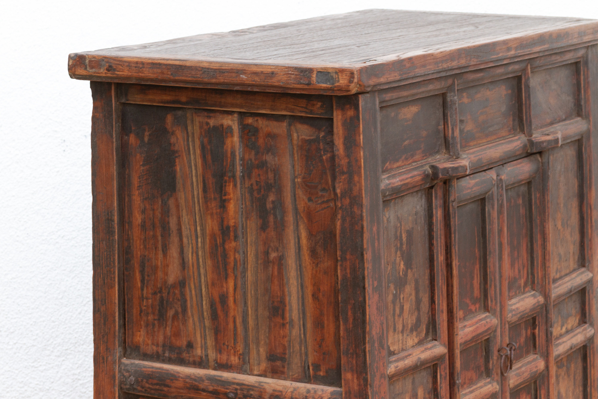 Antique Provincial 2 Door Rustic Cabinet - brown | One Kings Lane