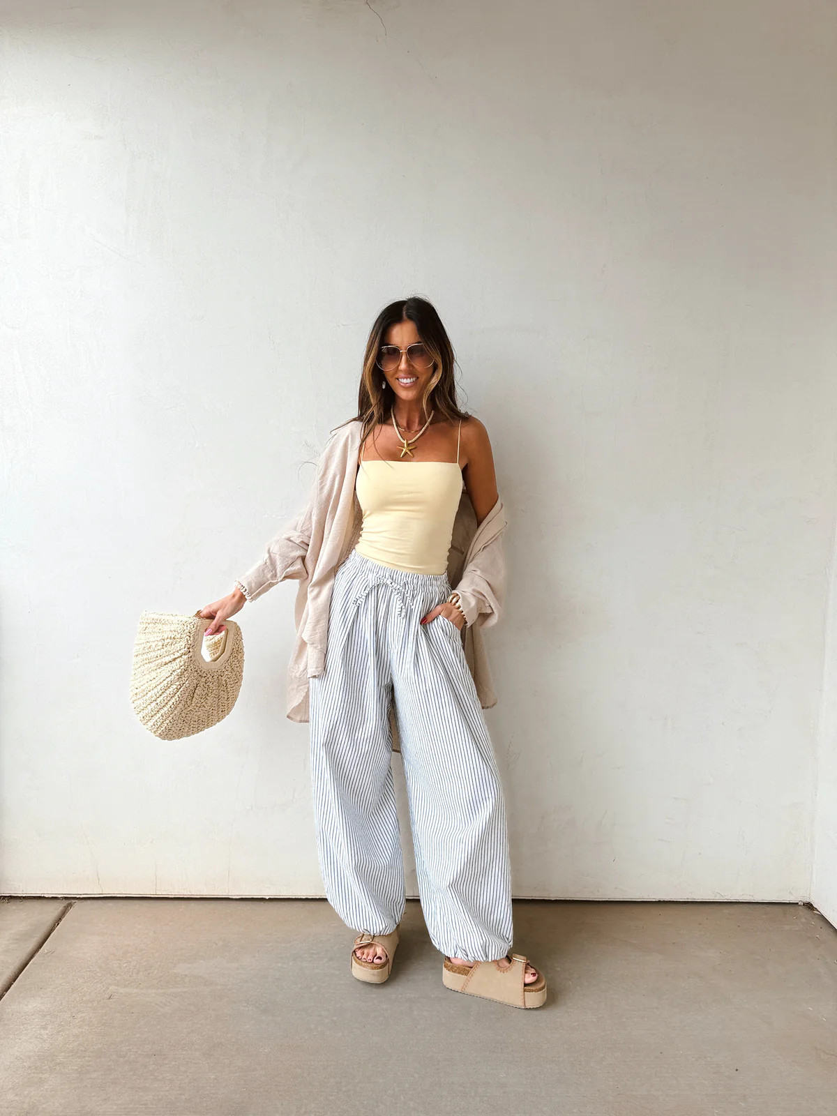 Sea Breeze Balloon Pants | Copper and Cloth