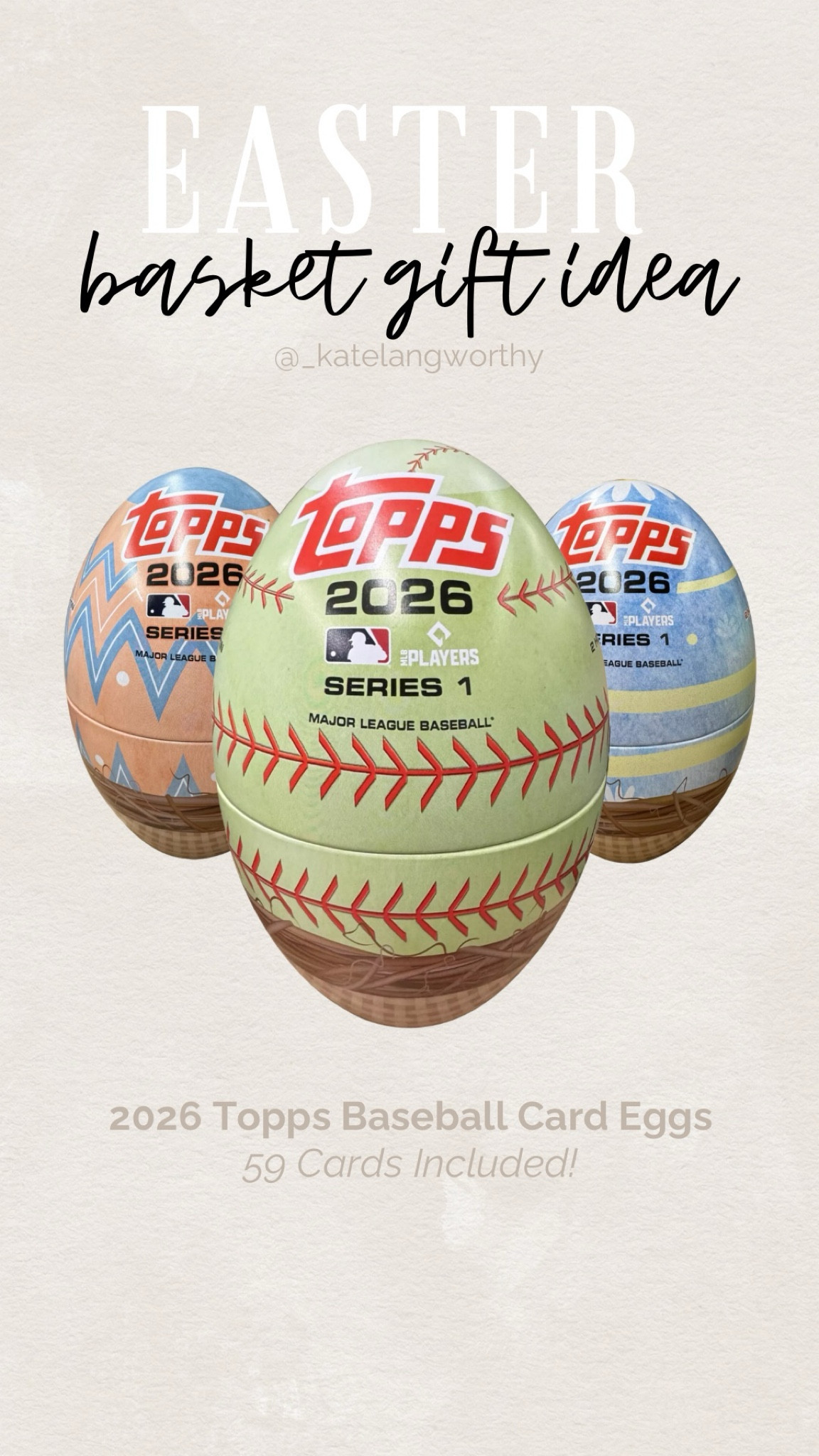 Just ordered these for the boys for Easter! 59 cards included and only $15 - on preorder right now, ships in February! These sell out every year so snag them while you can! 🐰 ⚾️ 

#LTKSeasonal #LTKKids #LTKFindsUnder50