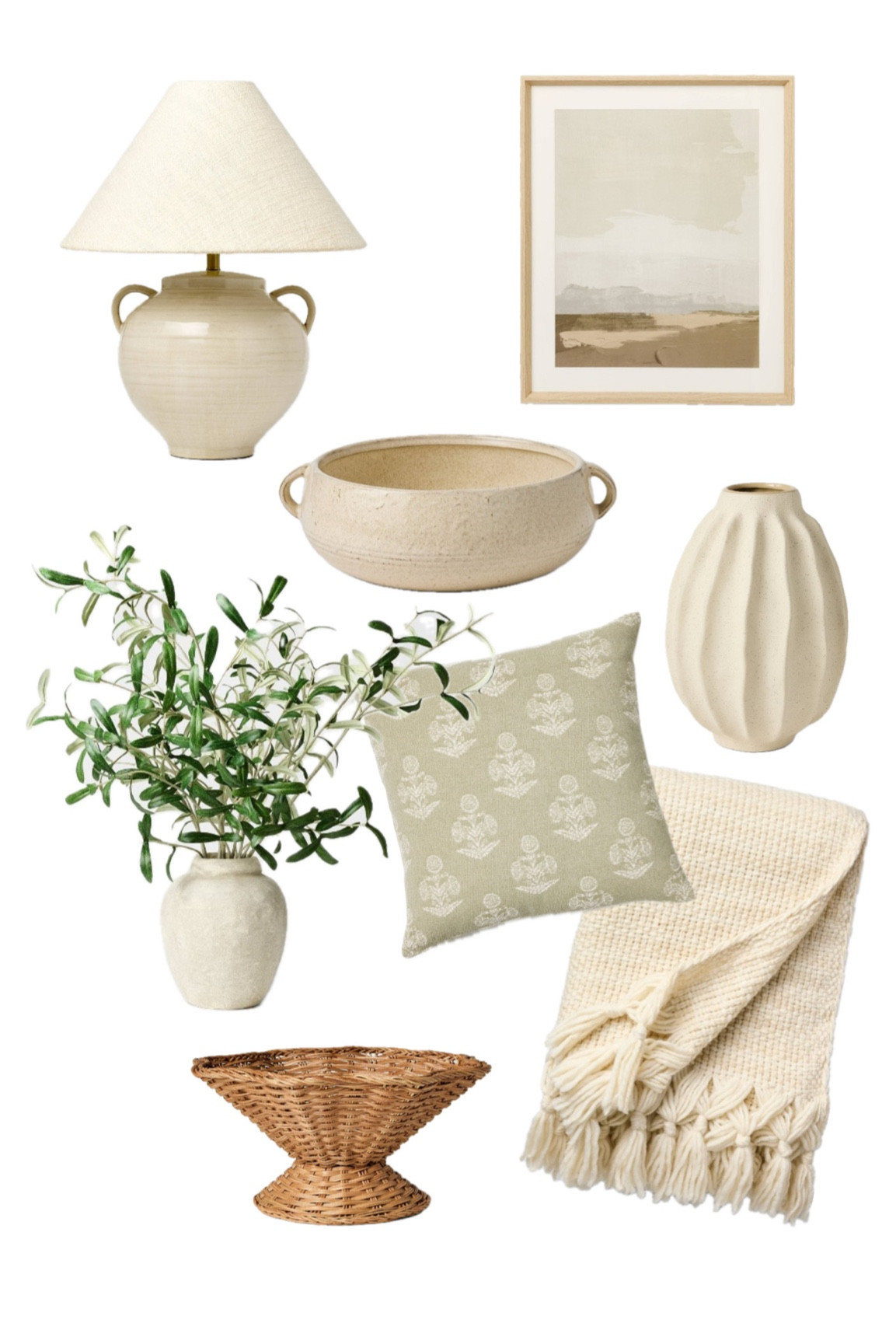 Studio McGee Spring favorites 
Cozy neutrals with handmade textures