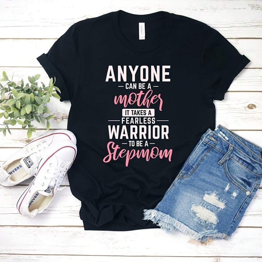 Warrior Stepmom Shirt  Hoodie  Sweatshirt  Tank Top  Stepmom Gift Idea  Step Mom Birthday  Gift F... | SHEIN