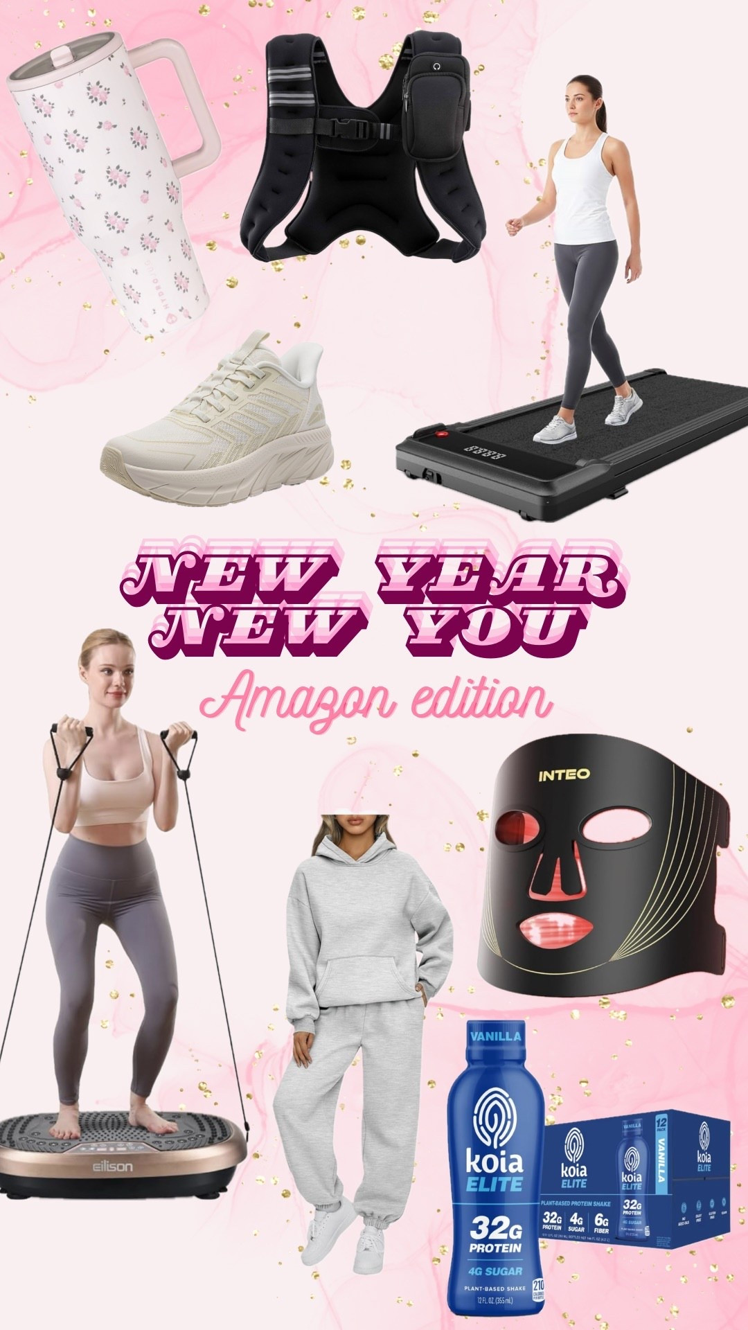 A New year means new fitness goals! Get your fitness on this year with these top picks from Amazon! From cardio to protein shakes, these products will keep you on track.💪 

#LTKActive