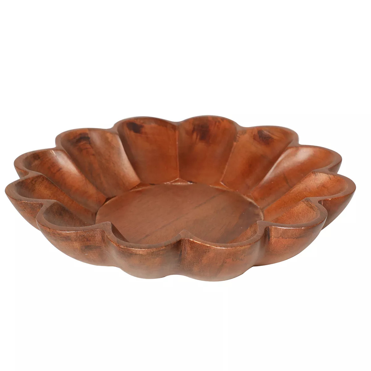 Scalloped Wood Bowl Table Decor | Kohl's