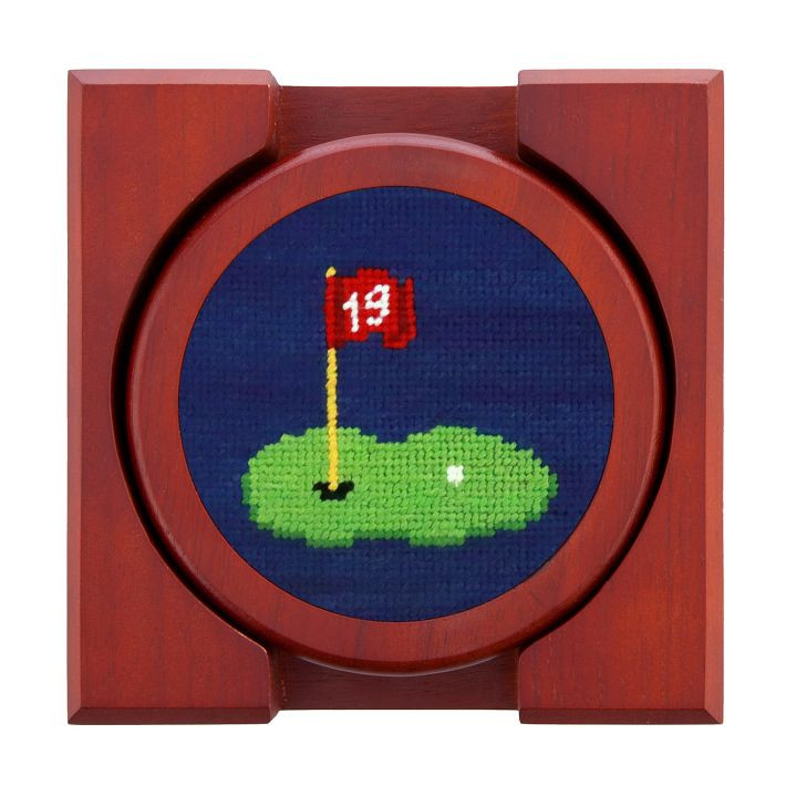 Smathers &amp; Branson Needlepoint Coasters, Set of 4 | Mark and Graham