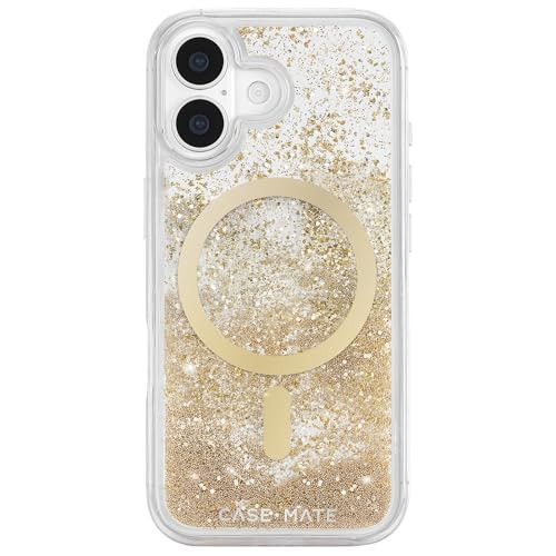 Case-Mate iPhone 17 Case [Compatible with MagSafe] - Liquid Glitter Phone Case with 12ft Drop Pro... | Amazon (US)
