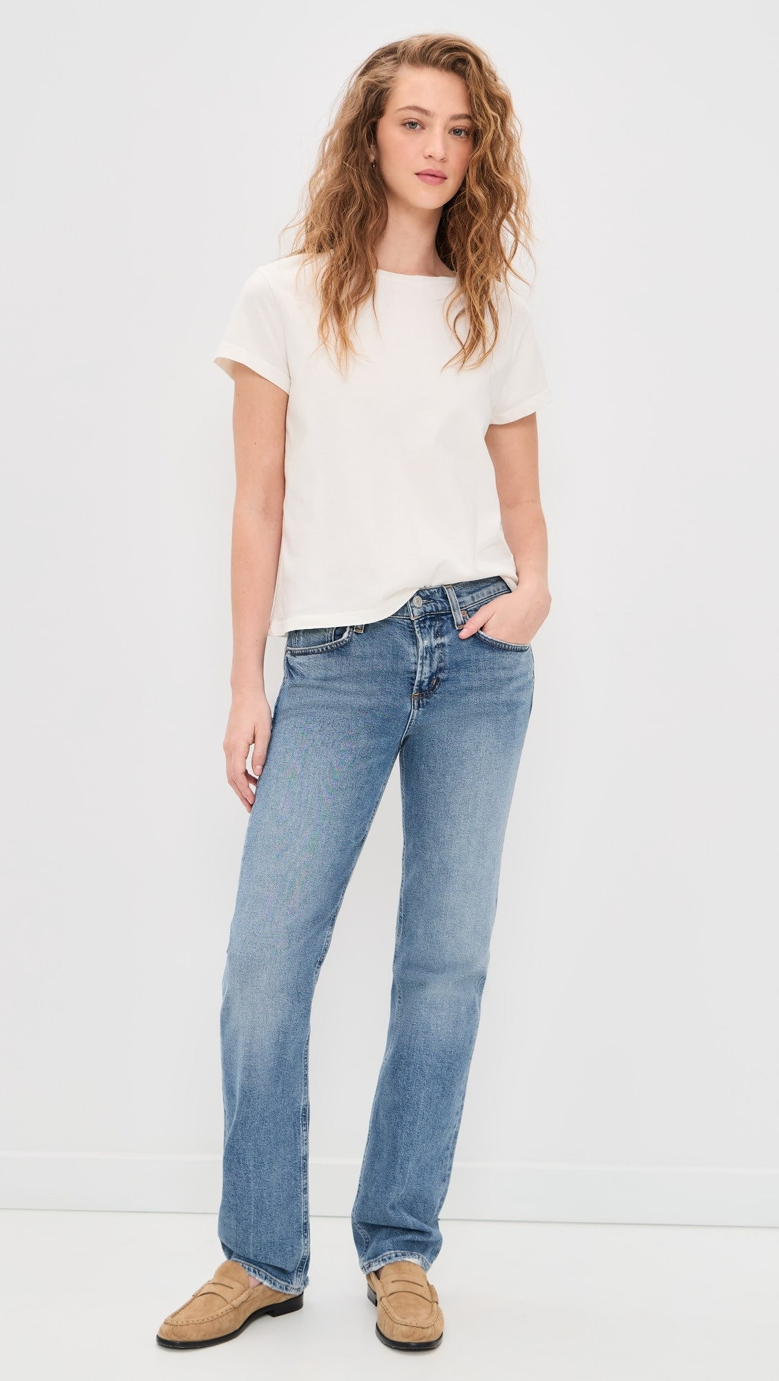 AGOLDE Long Line Adine Tee | Shopbop | Shopbop