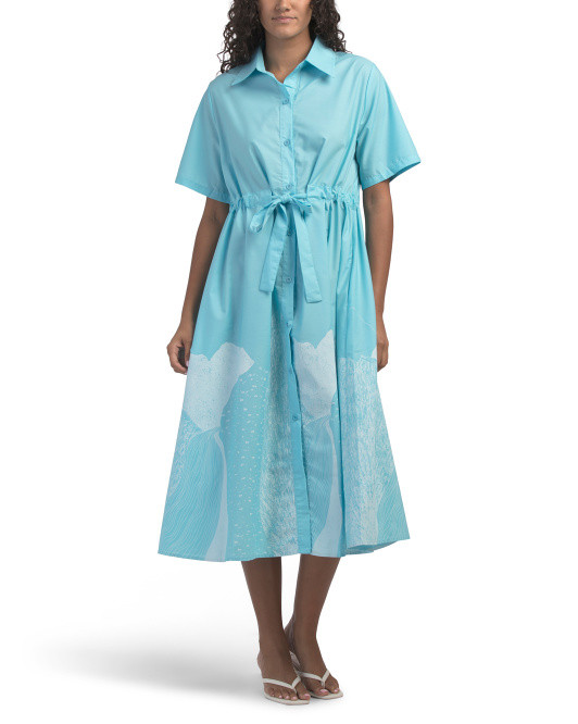 Printed Shirt Dress | TJ Maxx