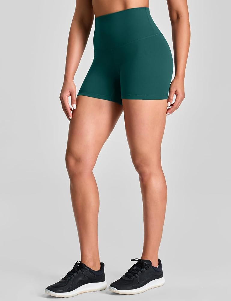 HeyNuts Pro Biker Shorts 4''/ 6'', Medium Plus Support, High Waisted Tummy Control Workout Shorts | Amazon (US)