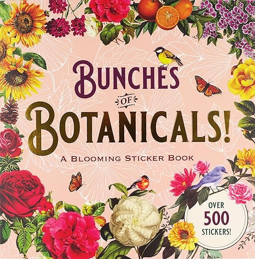 Bunches of Botanicals Sticker Book (Over 500 stickers!) | Amazon (US)