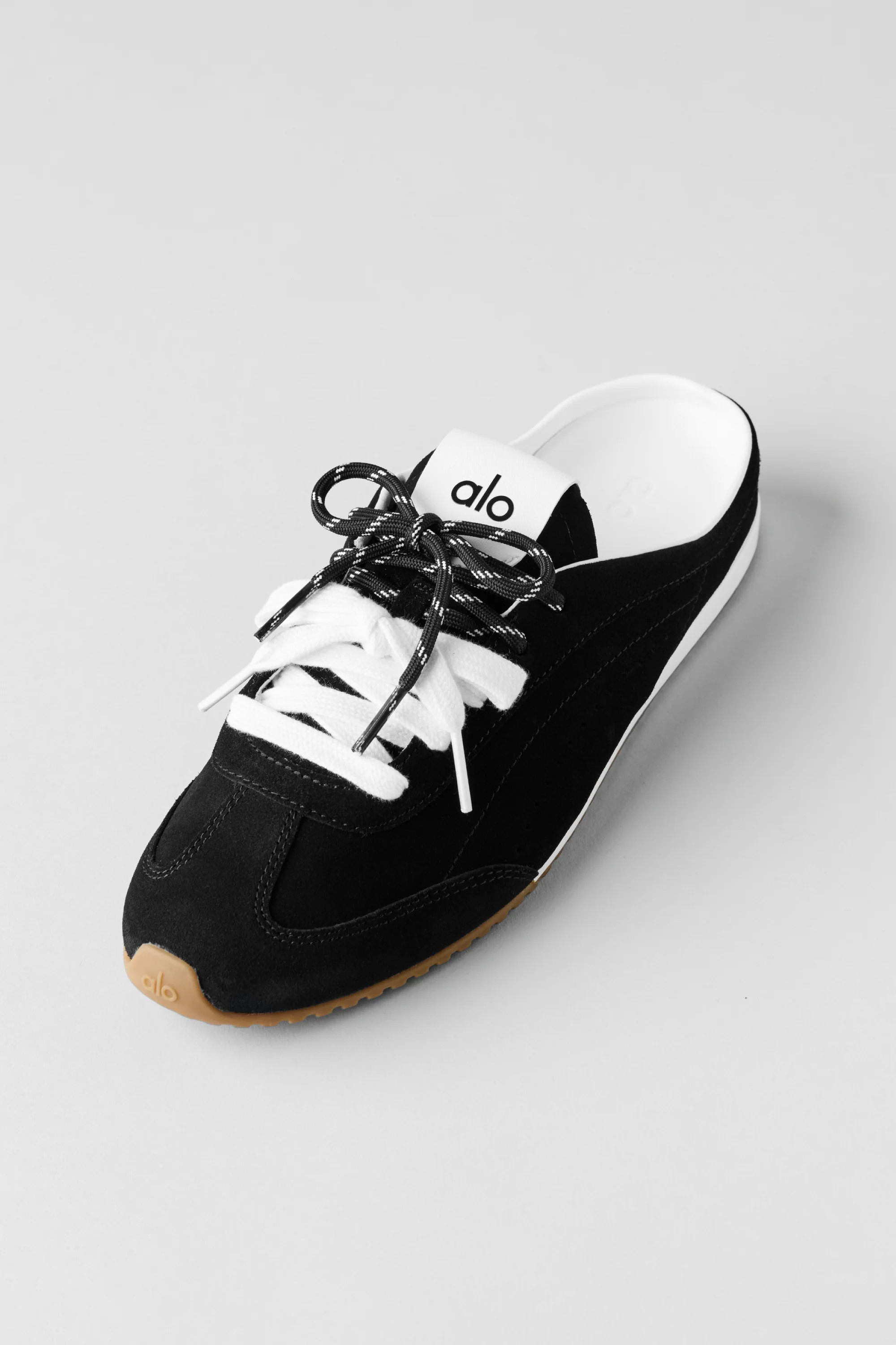 ALO Sunset Sneaker Mule in Black, Size: 7.5W | Alo Yoga