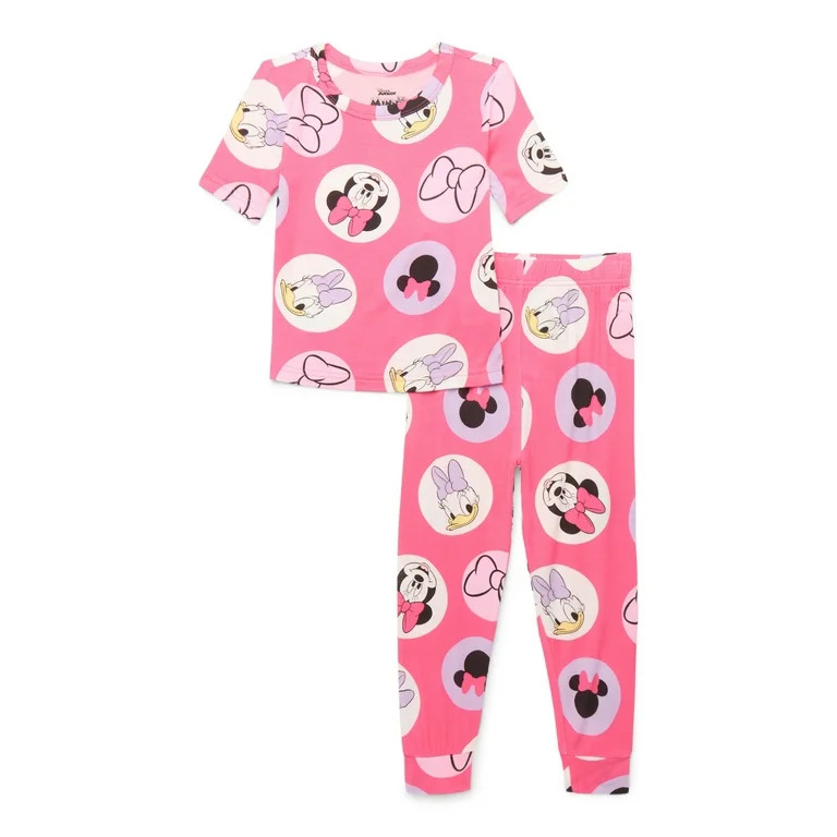 Character Toddler Viscose Unisex 2-Piece Pajama Set, Sizes 12M-5T | Walmart (US)