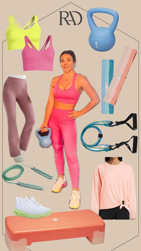 Workout with @walmart. 
Kettle bell, jump rope, step, resistance bands, workout clothing. So many bright colors and styles to choose from. 
#walmartpartner #WTYW

#LTKworkwear #LTKsalealert #LTKhome