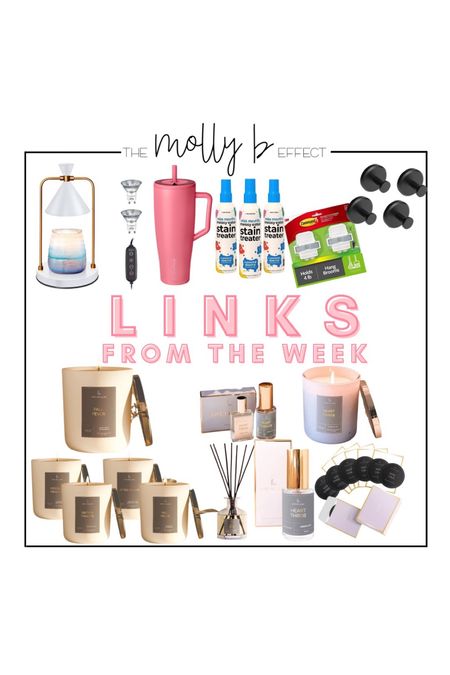 Links from the week!!! 

Amazing lamp/candle warmer, the absolute perfect gifts especially paired with life in lilac candles, it just warms them and you get to enjoy them for so much longer.

BruMate has create the perfect water bottle, STRAW + 40 oz + stainless + LEAKPROOF!!!! 🔥

Best stain remover around just got crayon out of a load of clothes 🥴🫣

Broom & mop hangers are perfect to get them off your floor + easy to grab! 

These suction cup hooks are amazing for purses, book-bags, towels, you name it! 

Alllll things life in lilac, my fav are fall fever and heart throb (I literally use it as my perfume 😍

#LTKhome #LTKfamily #LTKSeasonal