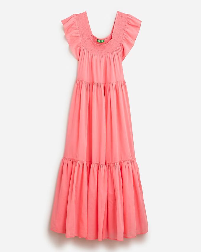 Flutter-sleeve cover-up dress | J.Crew US