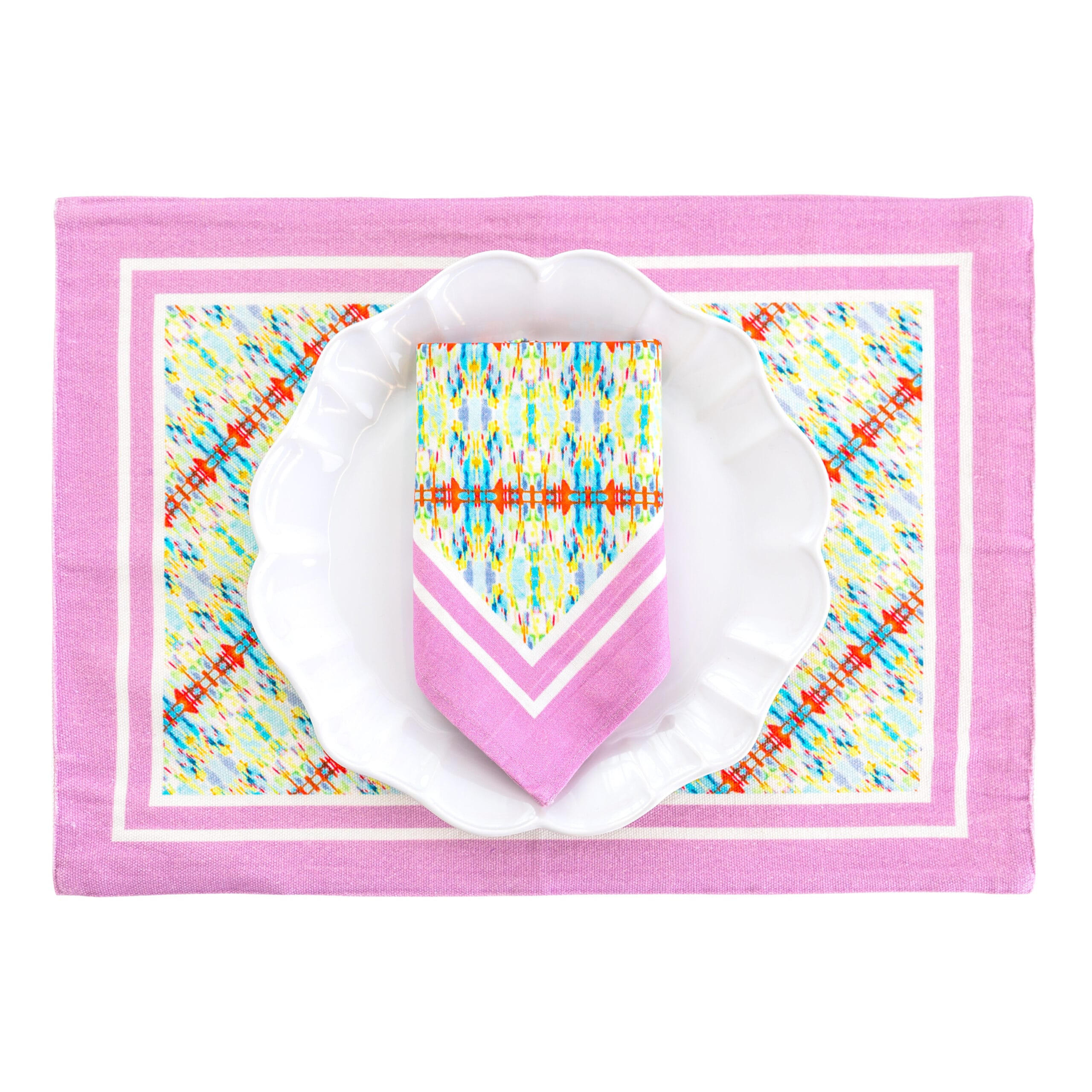 Red Bridge Placemats (Set of 4) | EVELYN & KATE (US)