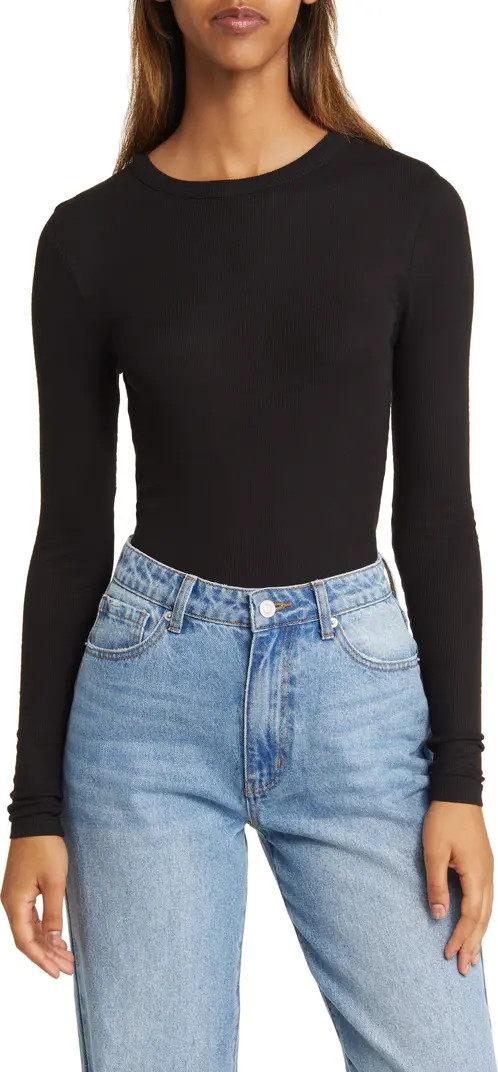 Ribbed Long Sleeve Tee | Nordstrom