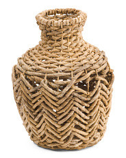Chevron Rattan Woven Floor Vase | Home | T.J.Maxx | TJ Maxx