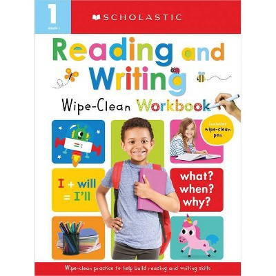 First Grade Reading/Writing Wipe Clean Workbook: Scholastic Early Learners (Wipe Clean) - (Paperback) | Target