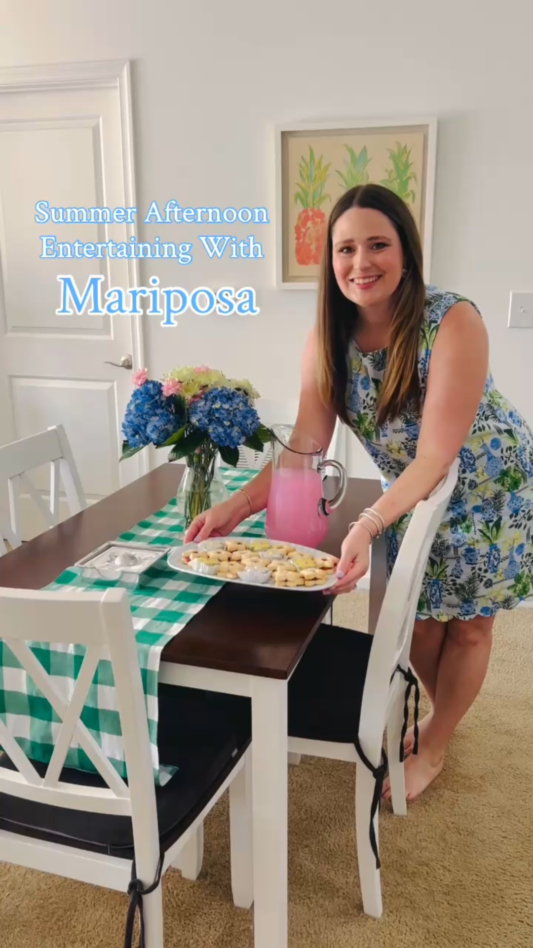 Serving tray + napkin holder from Mariposa = the perfect hostess gift! 🩵 Love adding these colorful + classic pieces to my hosting collection. Would be perfect housewarming, hostess or wedding gifts! 

#LTKHome