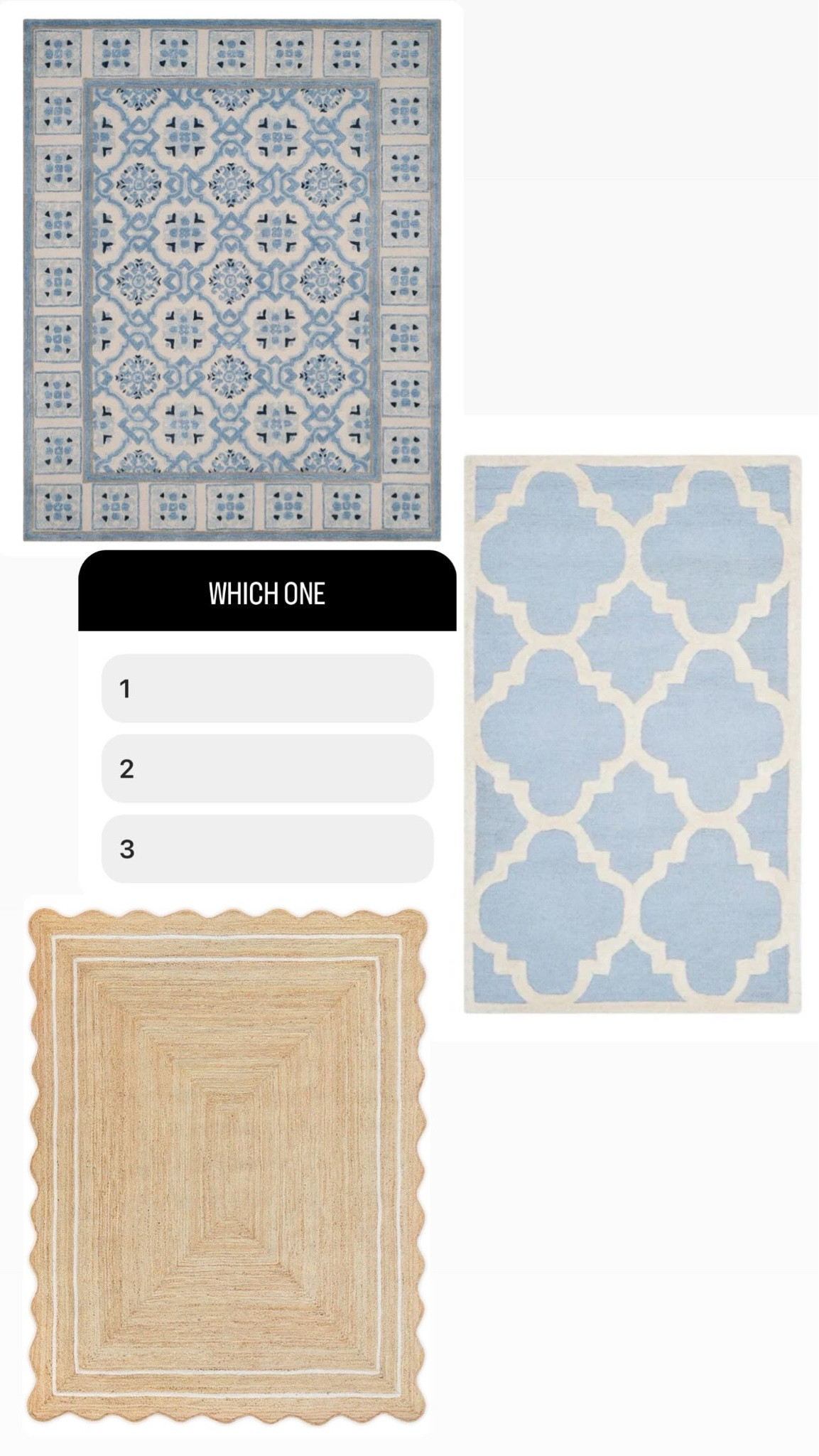Rug links from Instagram stories :)