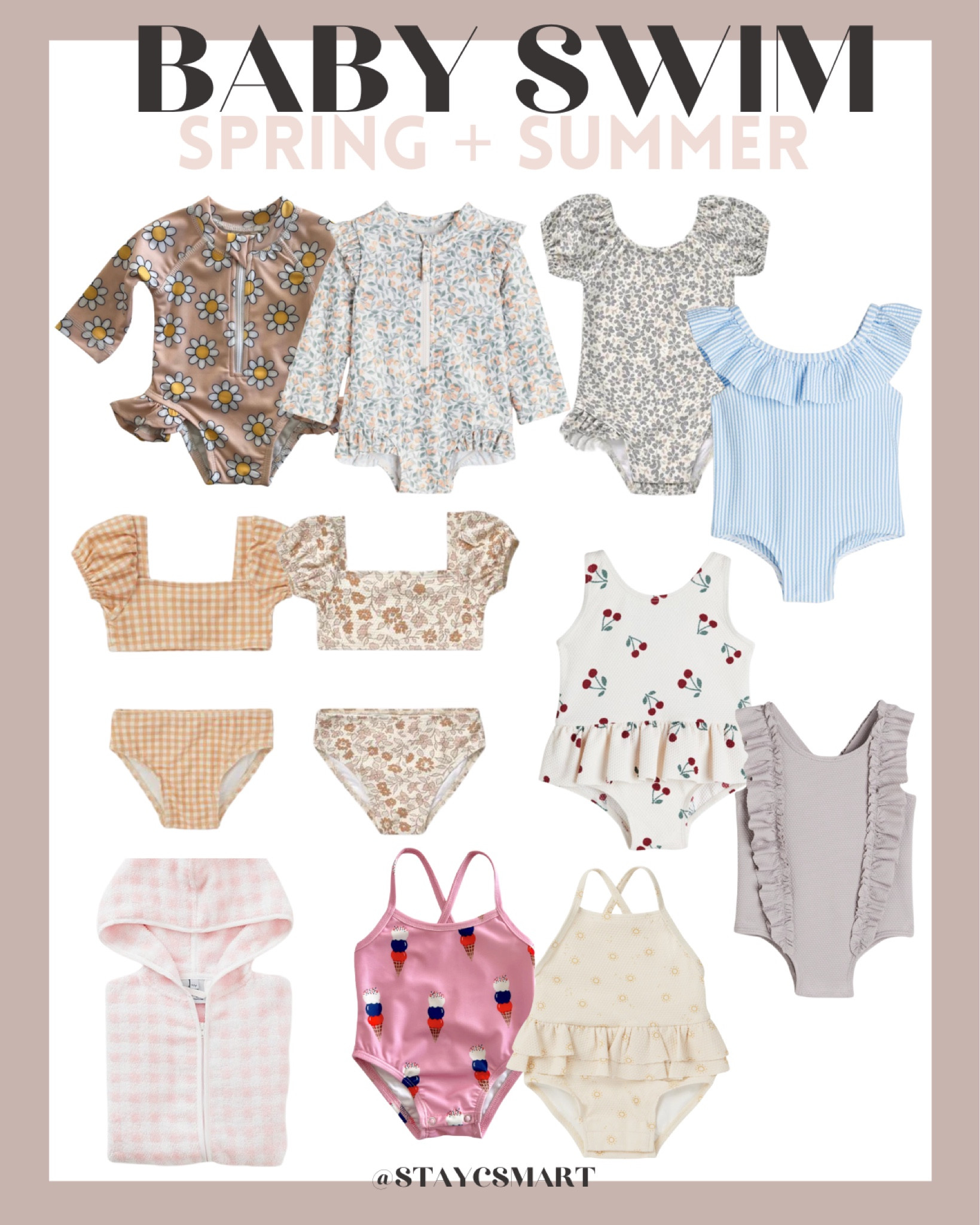 Baby swim - Spring + Summer

Baby swim - spring swim- swimsuits for baby - baby girl swimsuits - baby girl two piece 

#LTKkids #LTKSeasonal #LTKbaby