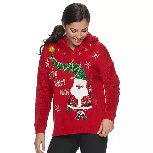 Women's US Sweaters Hooded Christmas Sweater | Kohl's