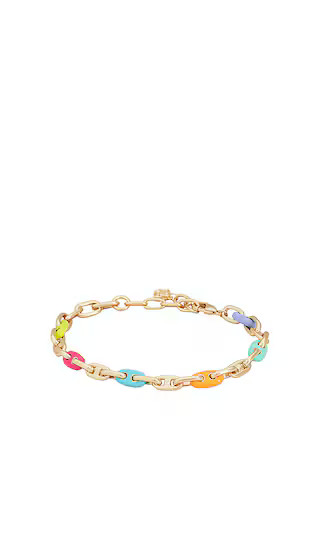 Bailey Chain Bracelet in Rainbow Multi Mix | Revolve Clothing (Global)