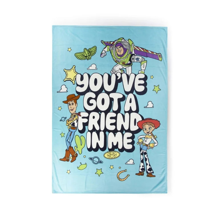 Toy Story Kids Silk Touch Throw Blanket, You've Got a Friend, Multicolor, Disney,  62" x 90" | Walmart (US)