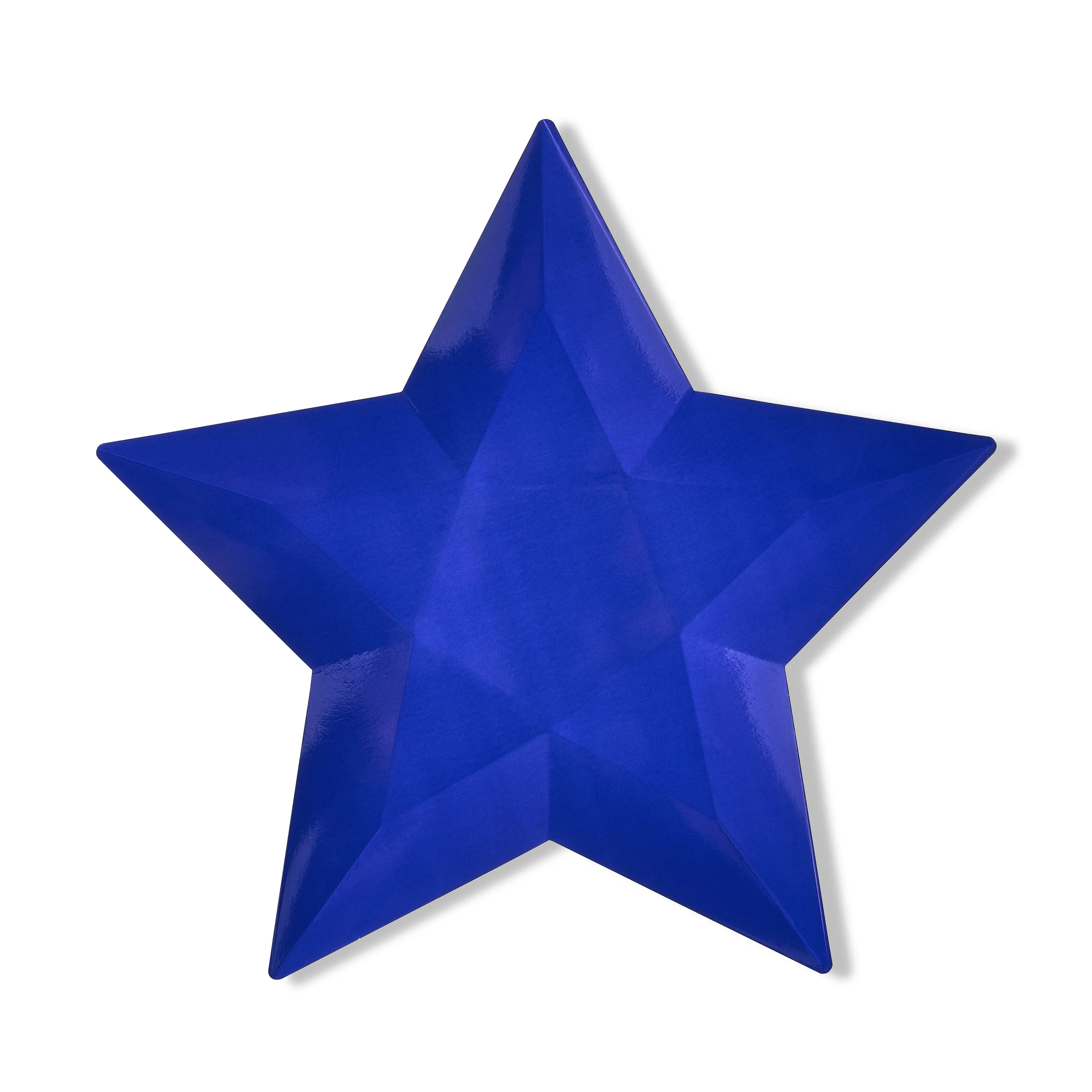 Patriotic Blue Star-Shaped Paper Plates by Way To Celebrate, 8 CT | Walmart (US)