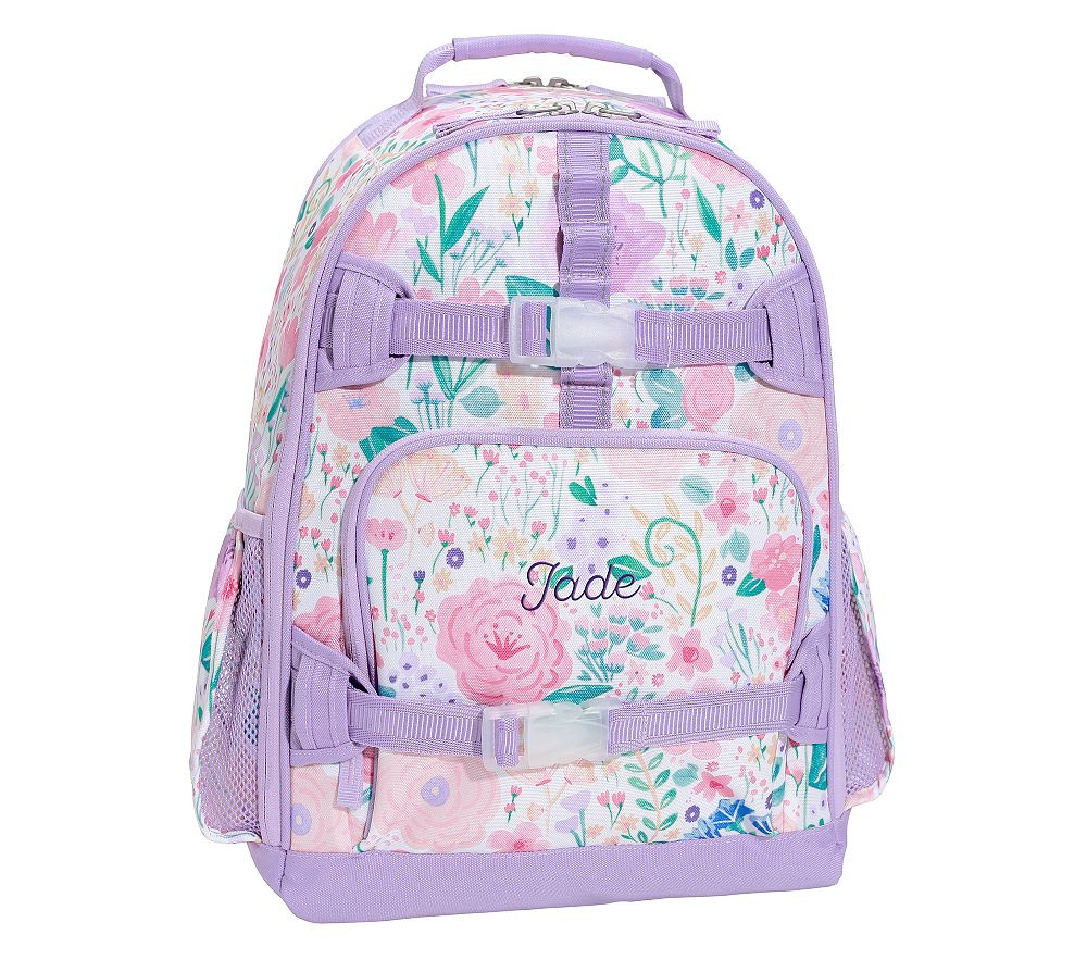 Mackenzie Lavender Floral Blooms Ultimate Travel Backpack | Pottery Barn Kids