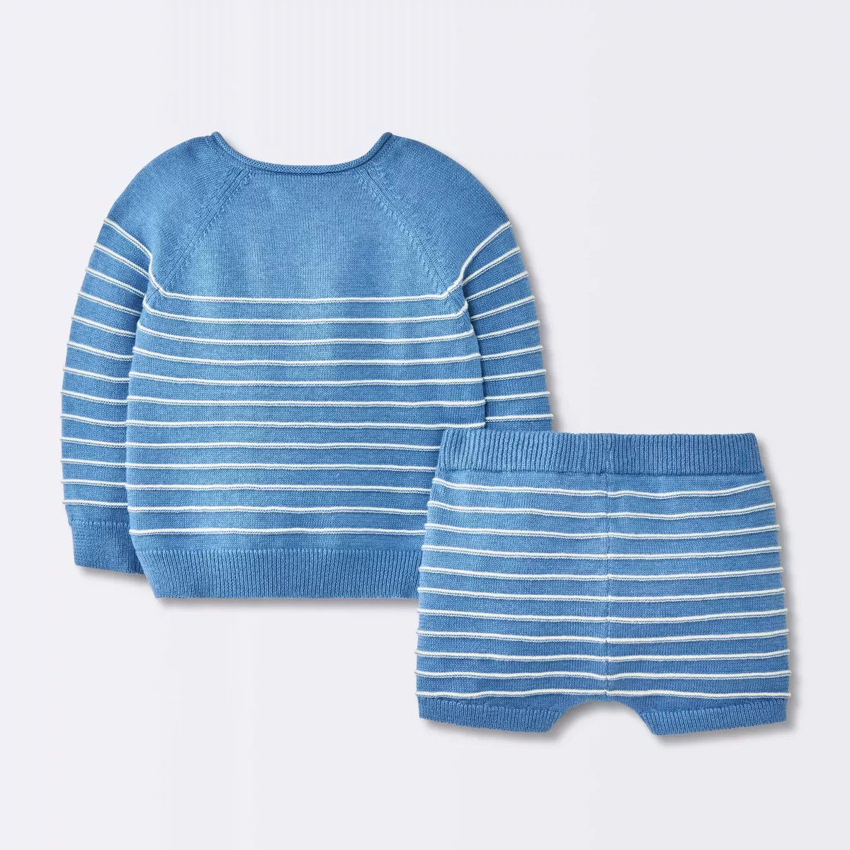 Baby Boys' Striped Sweater Set - Cloud Island™ Blue | Target