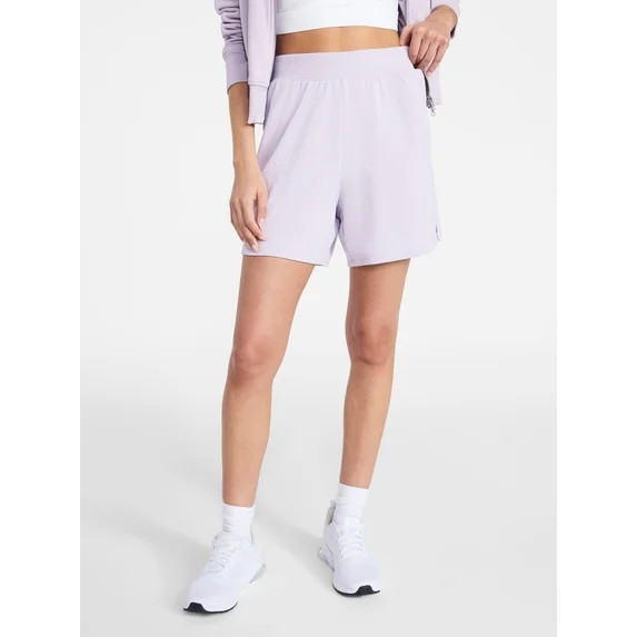 Athletic Works Women's Mineral Wash French Terry Shorts, Sizes XS-XXXL | Walmart (US)