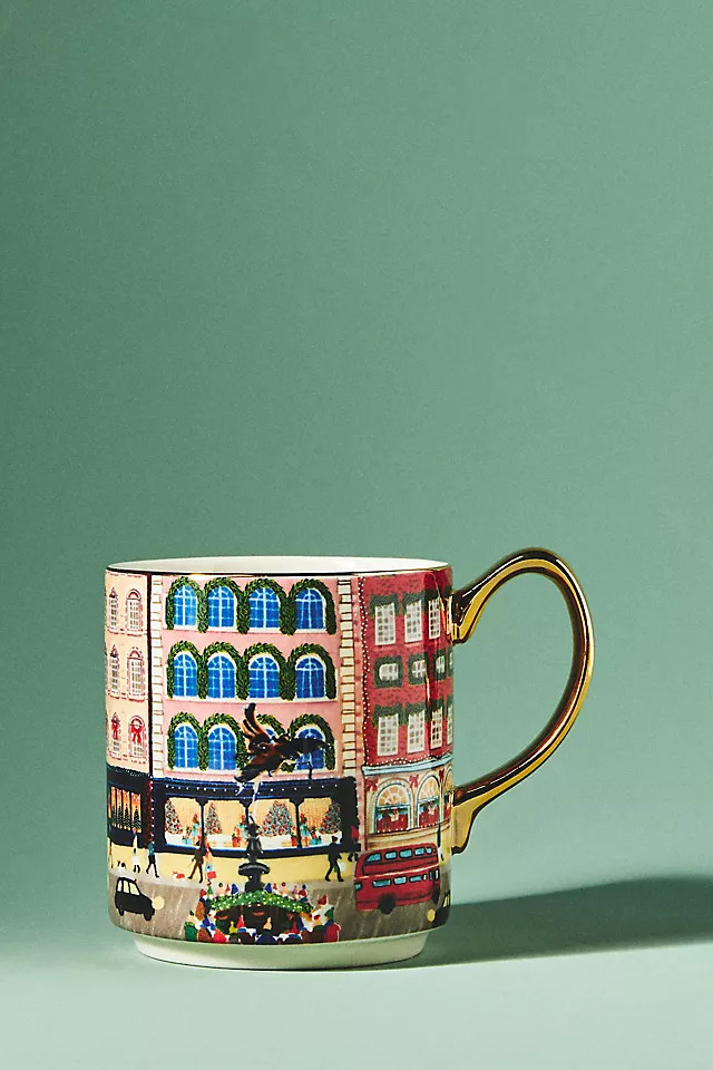 Holiday in the City Mug | Anthropologie (US)