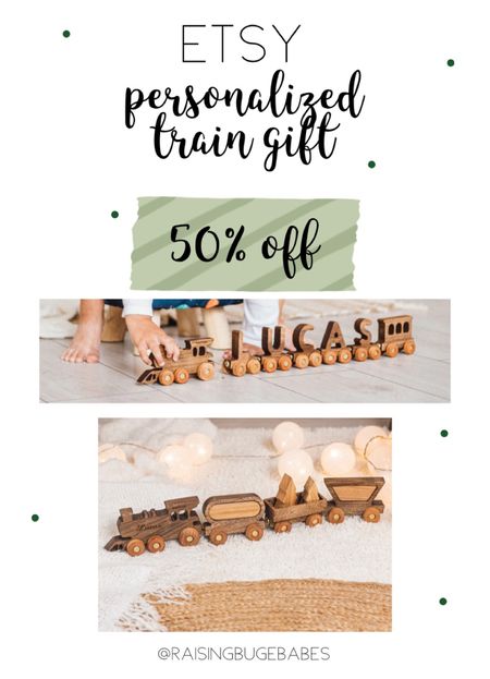 Top selling gift for kids on Etsy | Personalized train with magnets gift idea for kids 🤍

#LTKGiftGuide #LTKCyberweek #LTKkids