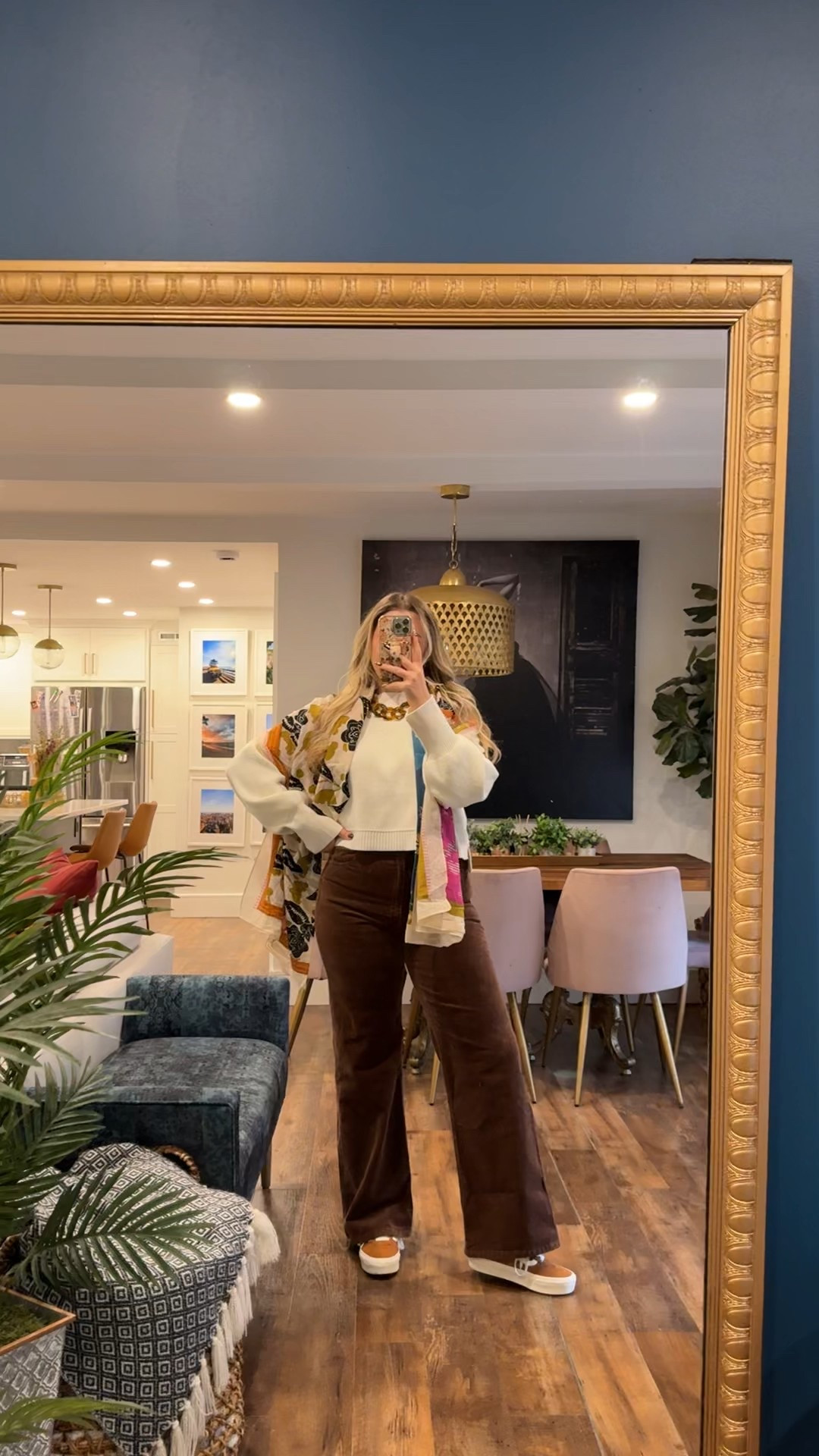 Love corduroys in the fall! H&M makes my favorite! True to size! A large in the sweater! Casual fall outfit

#LTKMidsize #LTKSeasonal #LTKFindsUnder100