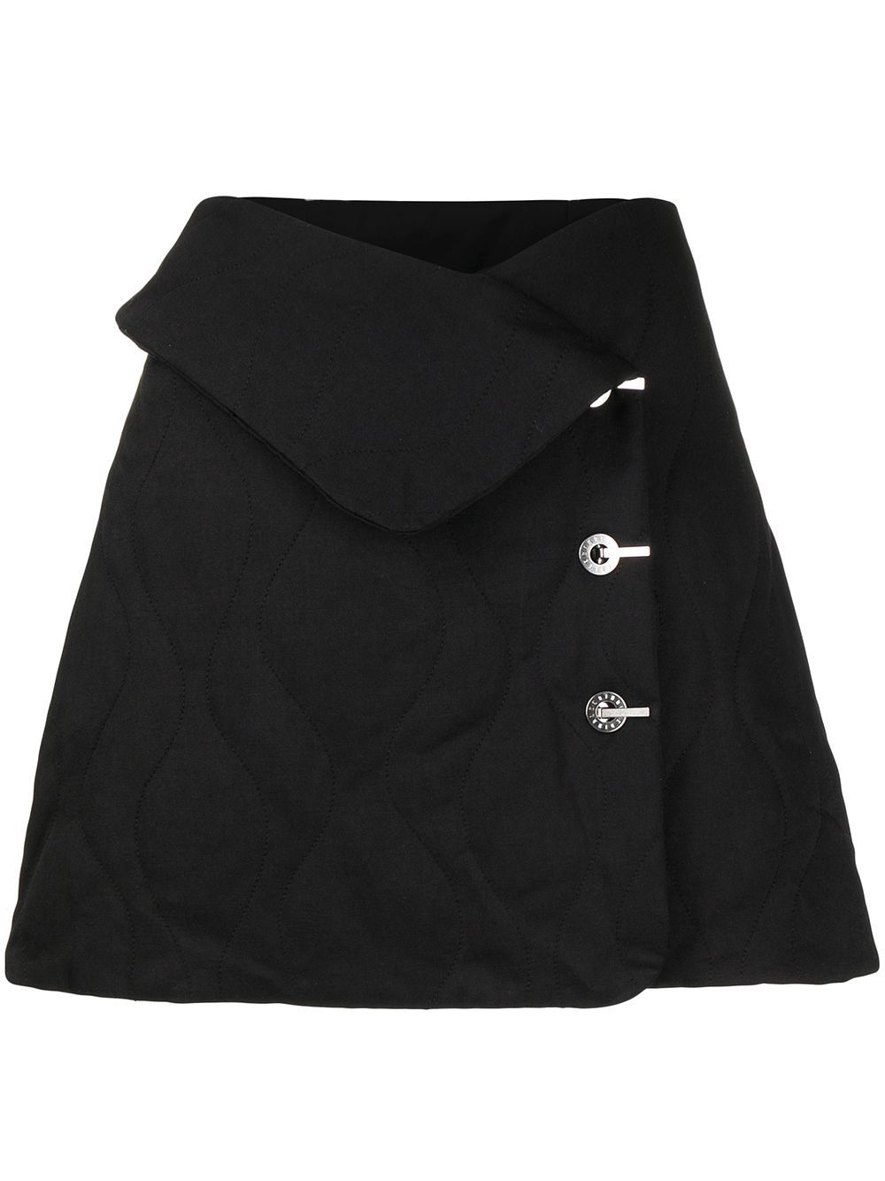 wave quilted mini skirt | Farfetch Global