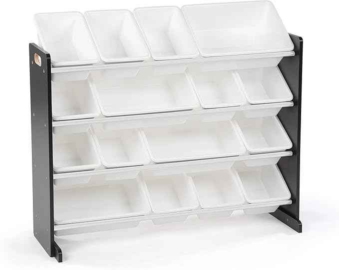 Humble Crew, Black with White Extra-Large Supersized Storage Organizer, Plastic Bins | Amazon (US)