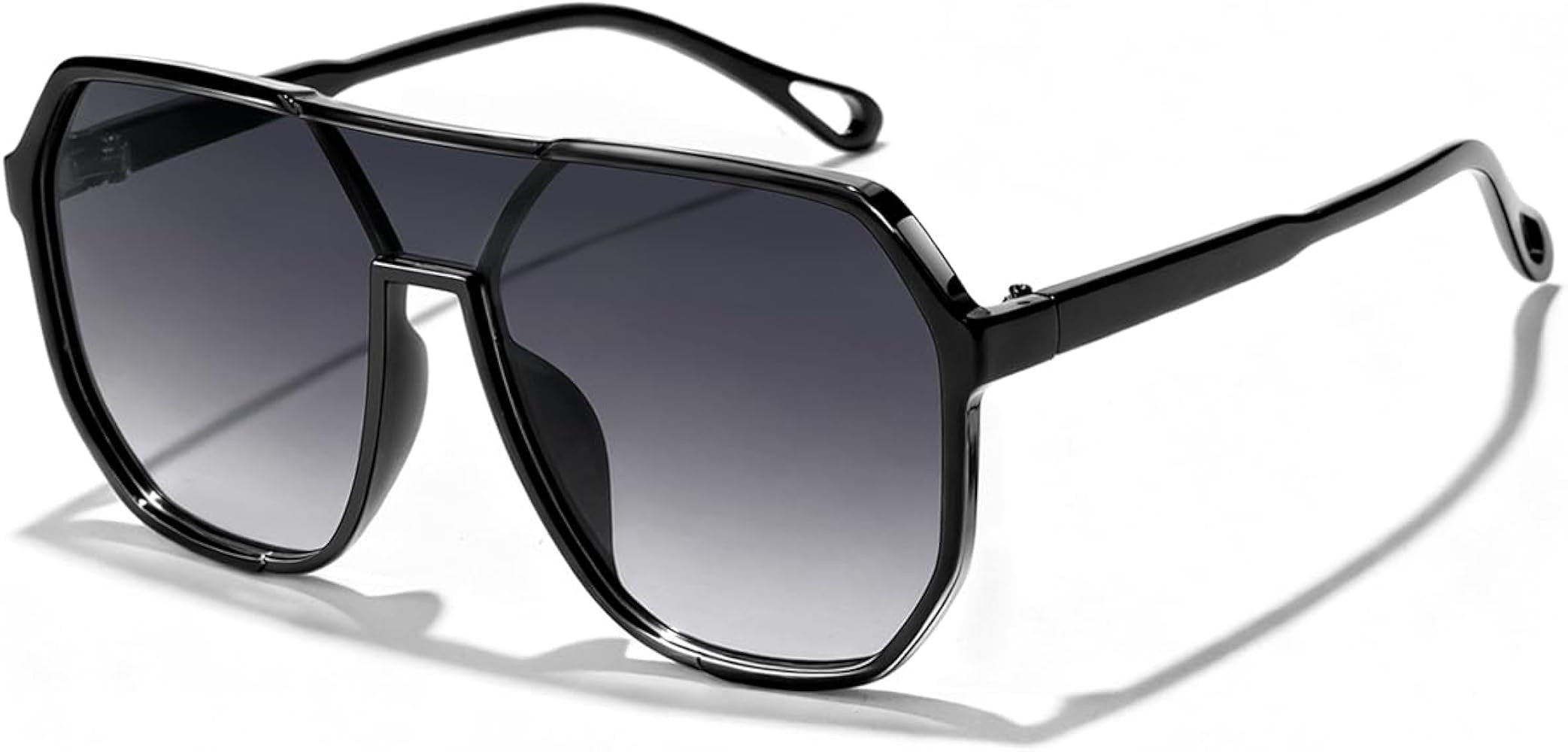GFUIARA Retro Oversized Aviator Sunglasses for Women Men, Vintage Trendy Large Square Frame UV400... | Amazon (US)
