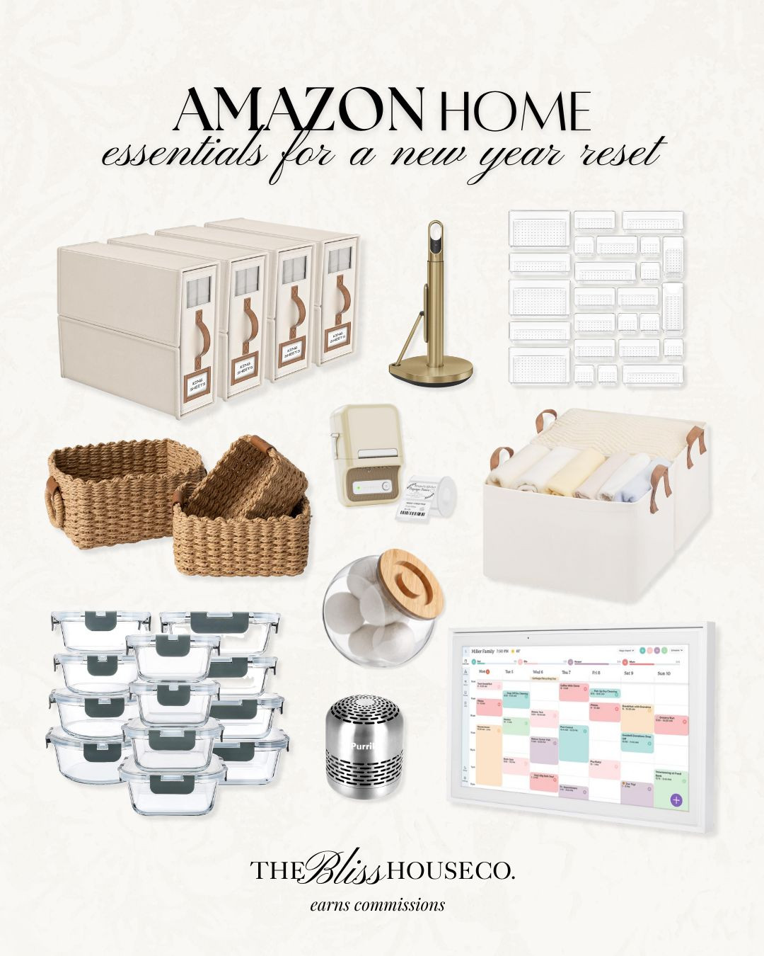 New year, new home essentials all from Amazon! Storage, kitchen, pantry, home office, laundry room, organized home, closet storage, affordable home decor, new year reset, organization finds, Amazon home. 

 #LTKHome #LTKFindsUnder50 #LTKFindsUnder100