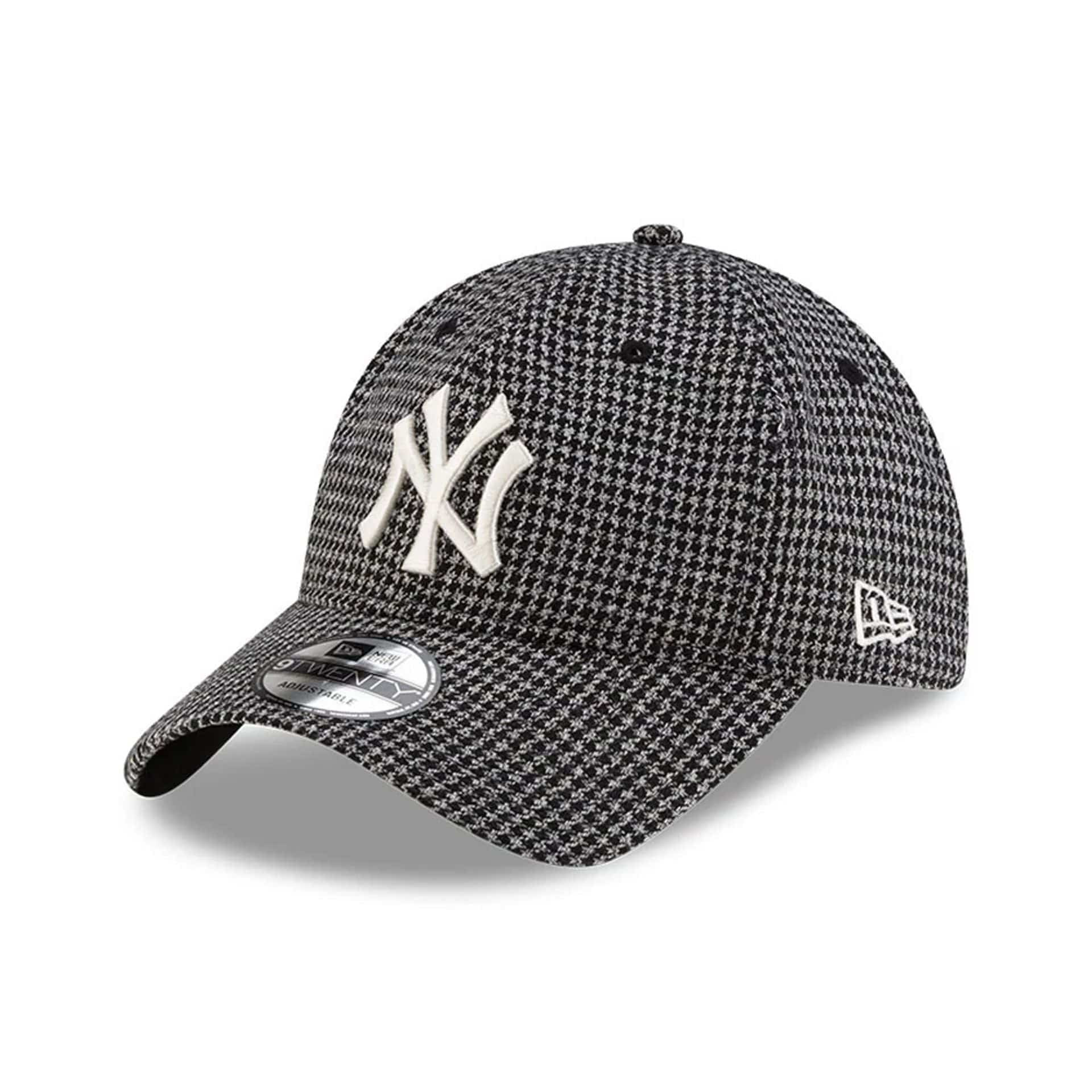 MLB Houndstooth New York Yankees Black 9TWENTY Cap | New Era Cap