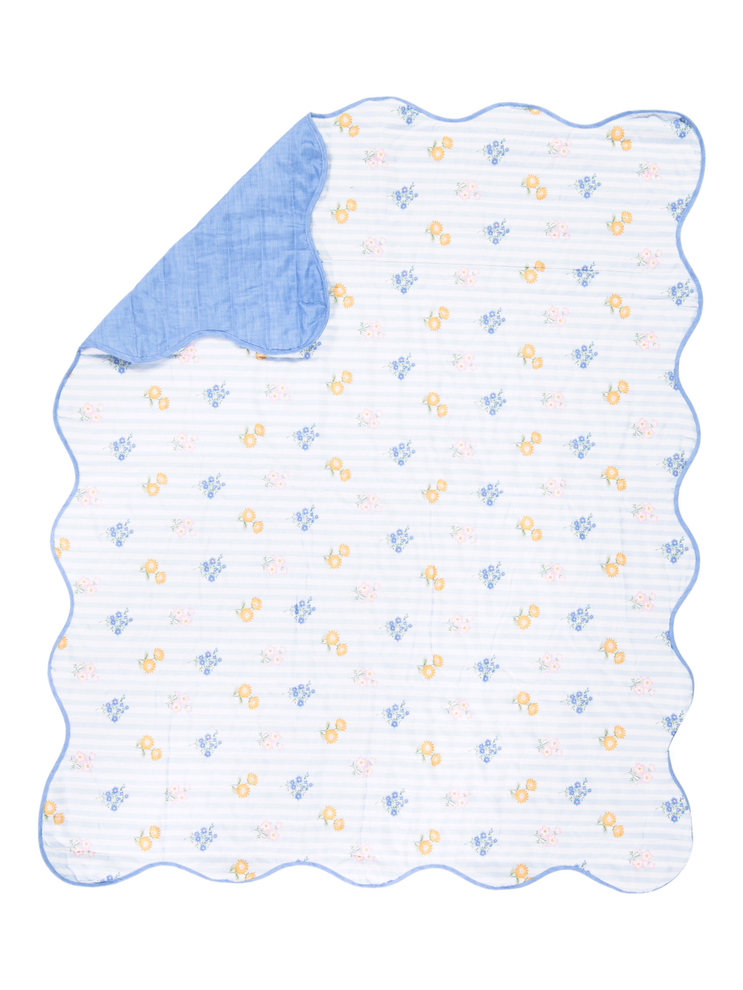Lakeborne Floral Scalloped Edge Outdoor Picnic Blanket | Home | Marshalls | Marshalls