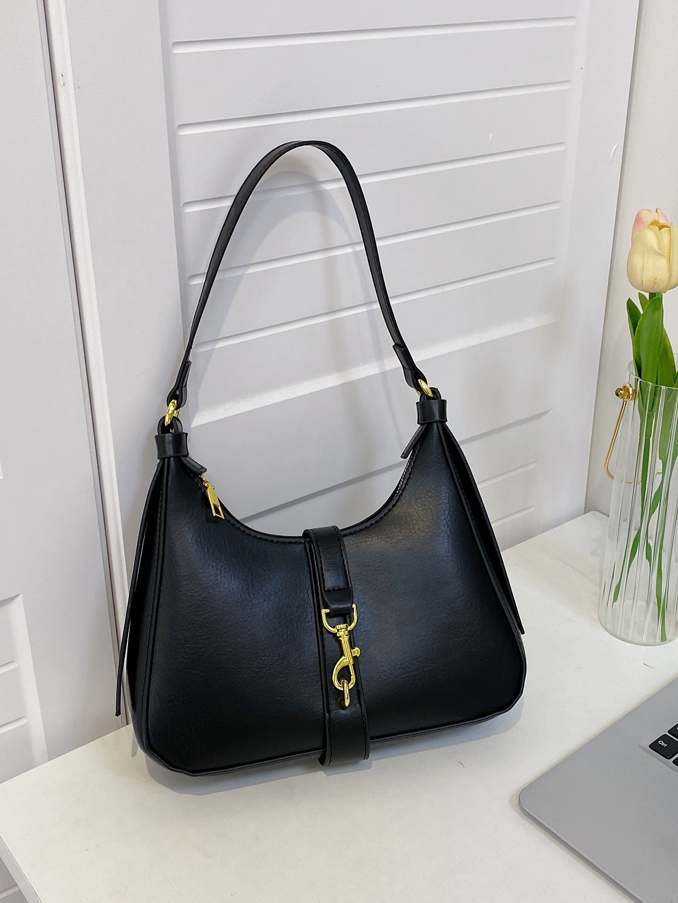 Minimalist Hobo Bag | SHEIN