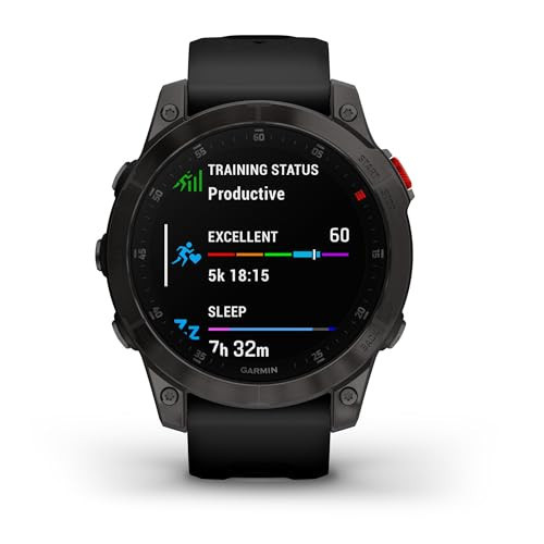 Garmin 010-02582-10 epix Gen 2, Premium Active smartwatch, Health and Wellness Features, Touchscreen AMOLED Display, Adventure Watch with Advanced Features, Black Titanium | Amazon (US)
