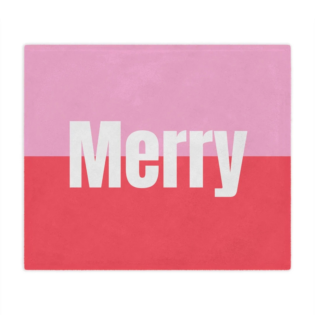 Comfy Christmas Blanket Cozy Holiday Throw Blanket Holiday - Etsy | Etsy (US)