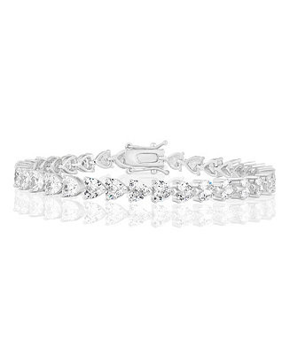 Radiant Heart CZ Tennis Bracelet | Macy's