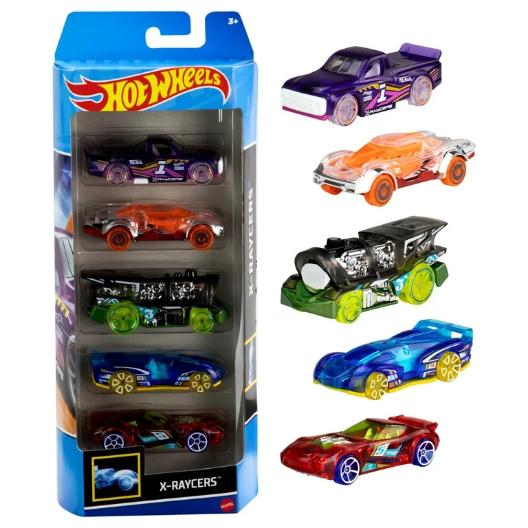 Hot Wheels Cars, 5-Pack of Die-Cast Toy Cars or Trucks in 1:64 Scale (Styles & Colors May Vary, I... | Walmart (US)