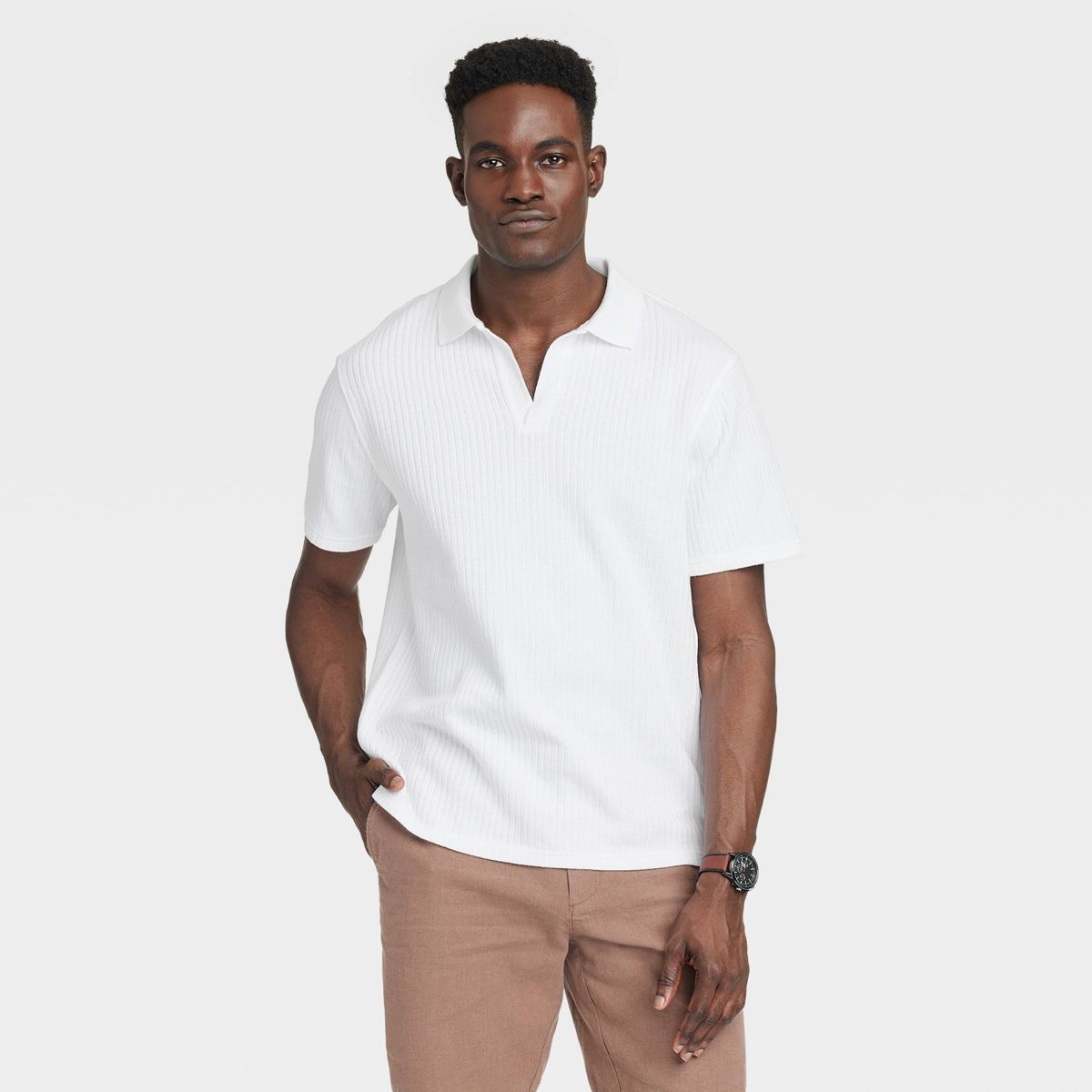 Men's Regular Fit Short Sleeve Johnny Collared Polo Shirt - Goodfellow & Co™ | Target