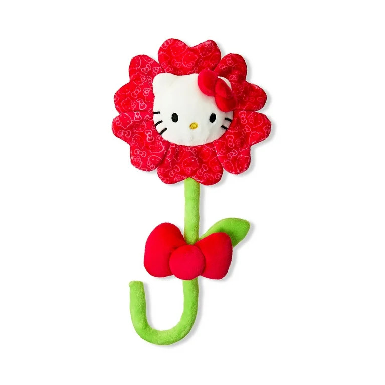 Hello Kitty And Friends 14-inch Hello Kitty Red Plush Valentine Flower with a Bendable Stem | Walmart (US)