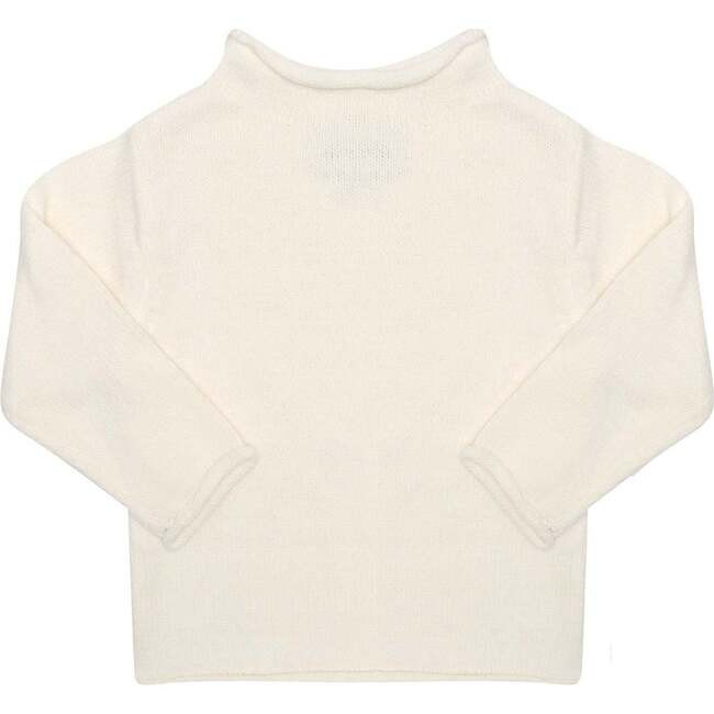Rollneck Sweater in Antique White | Maisonette